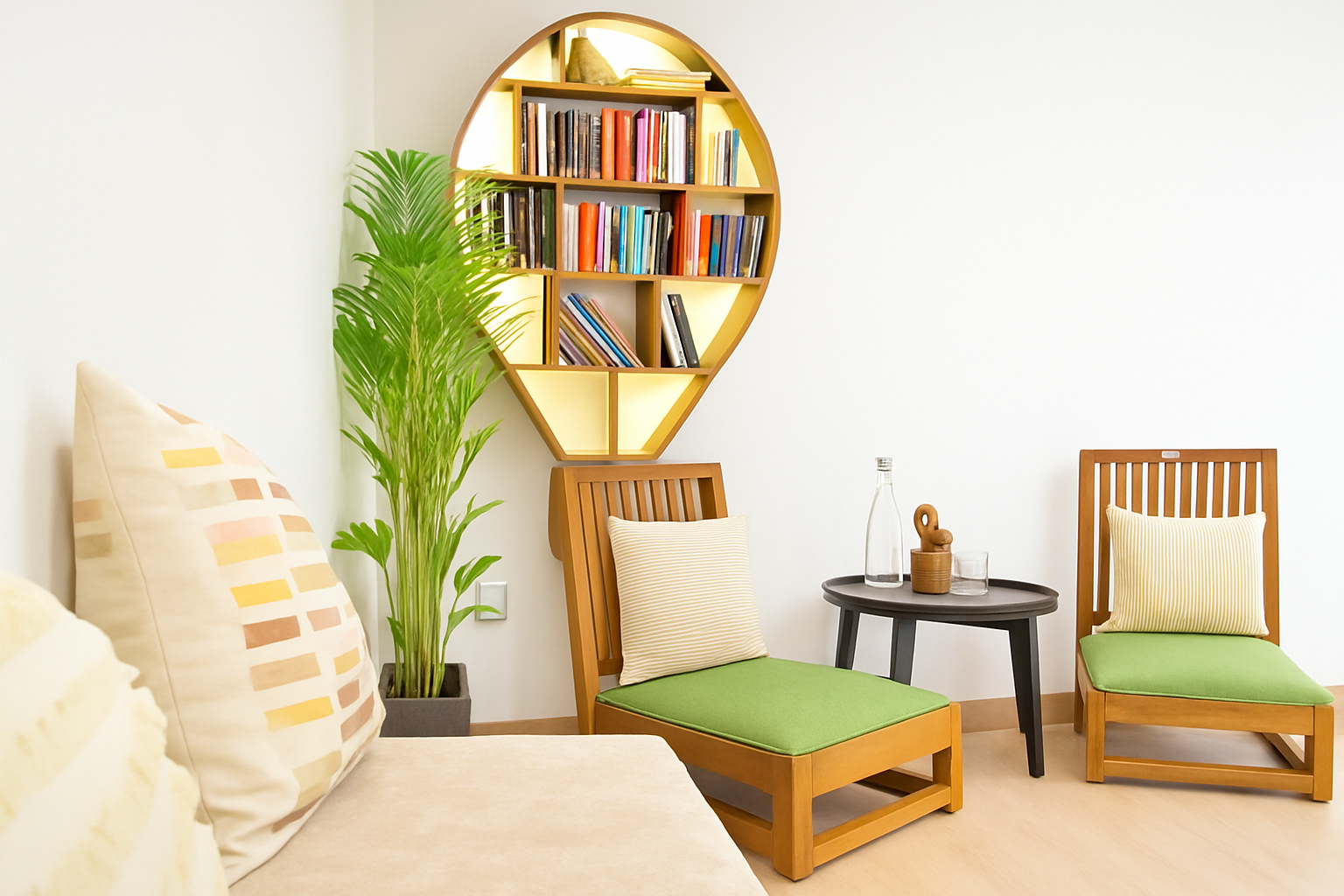 The Calm Cup Bookshelf