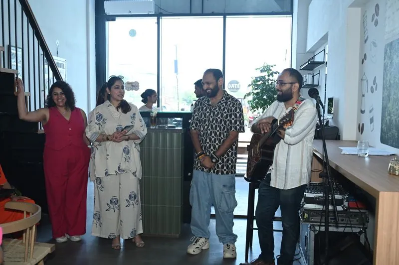 A daytime community event at The Calm Cup
